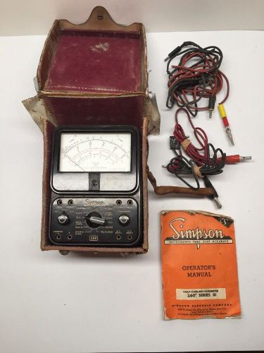 Vintage Simpson 260 series 3  Volt- ohm Multimeter