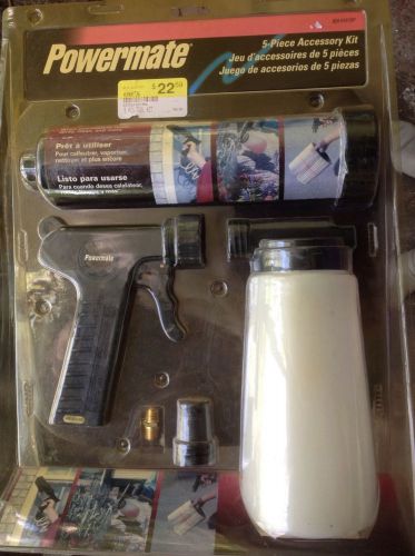 Powermate 024-0157 five piece air compressor tool set, caulking-spraying-air gun for sale