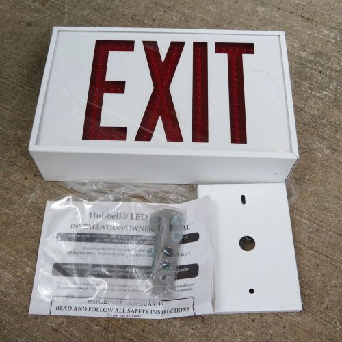 Hubbell Pathfinder LED Exit Sign LED1-EM-RWW