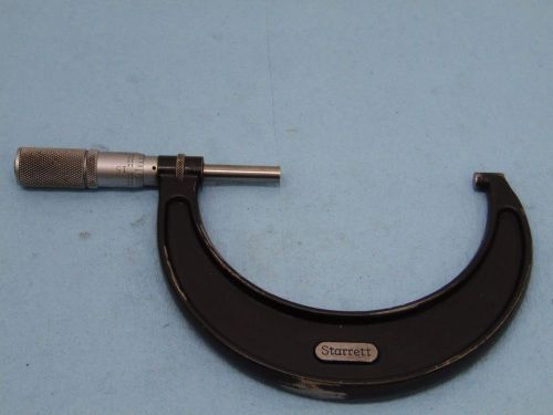 Starrett Micrometer 3-4&#034;  # 436   .001  Good shape