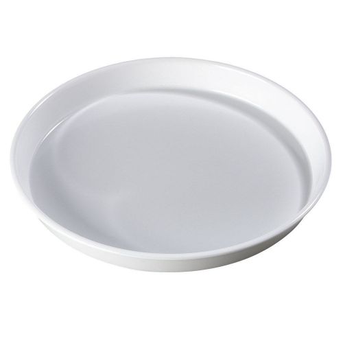 Round white melamine serving tray 1 dz. for sale