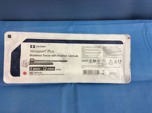 Covidien  NB12LGF Versaport Plus Bladeless Trocar with Fixation Cannula 5-12mm