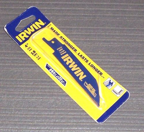 1-ea. Irwin 4935313 4&#034; 18-TPI Metal Cutting Reciprocating Blade