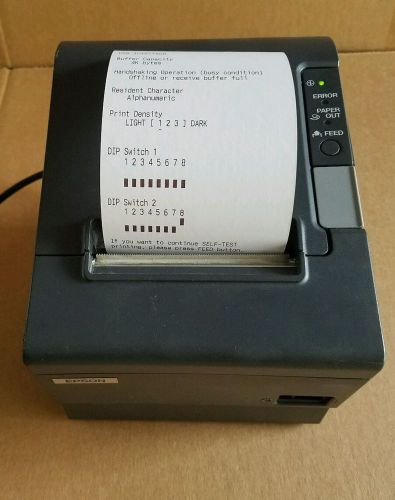 Epson TM-T88IV POS Receipt Printer M129H USB Dark Gray