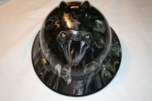 Msa v-gard (full brim) hard hat w/fas-trac ratchet silver vipers osha/csa for sale