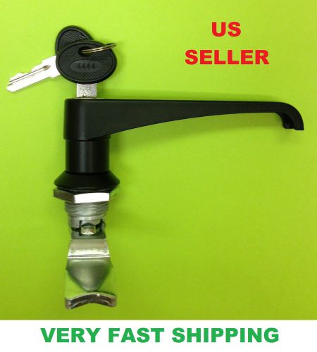 L - Handle Cam Lock (Plastic) Keyed Alike. 18.5 mm shaft. Part # 111.2.0.01.42.