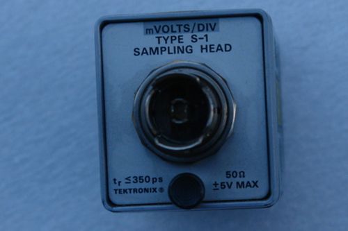 x S-1 TektronimVolts/DIV 350ps ±5V Max 14.5GHz Bandwidth 50 Ohm Sampling Head