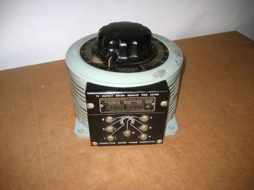 Powerstat Variable Autotransformmer Type 236