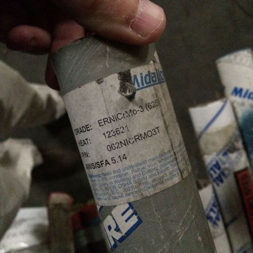 Midalloy ERNiCrMo-3 1/16&#034; x 36&#034; Tig Wire 3.2 lbs