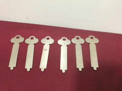 Ilco Flat Steel 1209 Key Blanks, Set of 6 - Locksmith