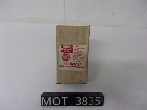 New dayton .025 hp 3m545a single phase shaded pole motor (mot3835) for sale