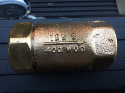 Ball cone check valve conbraco 1-1/4  # 61-106-01 bronze for sale