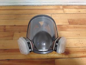 3m full facepiece respirator mask 6000 series 6100 organic vapor cartridges for sale