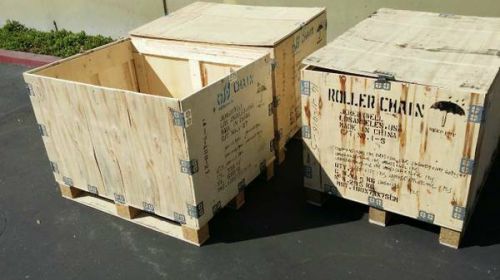 Empty wooden shipping crates for moving heavy products - pick up orange county for sale