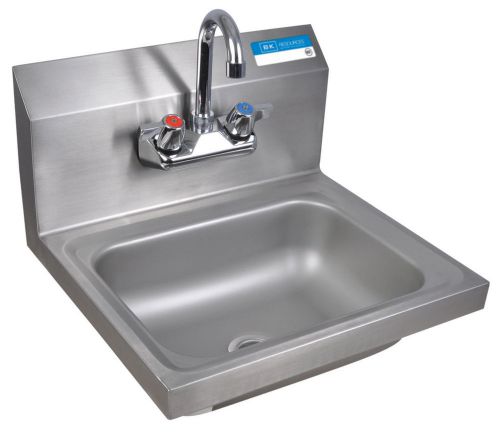 SM HAND SINK 2 HOLE 1-7/8&#034; DRAIN W FAUCET