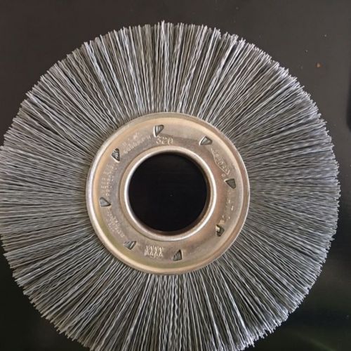 QTY 6 Osborn Wide Face Abrasive Nylon Wheel Brush, Silicon Carbide 8&#034; 320 Grit