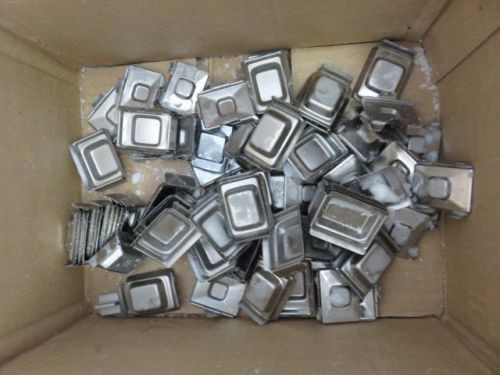 Lot of Stainless Steel Histology Base Molds Various Sizes