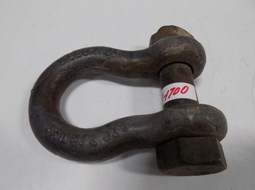 BIC 7/8&#034;  USA  WLL 6-1/2&#034;T BOLT SHACKLE CLEVIS