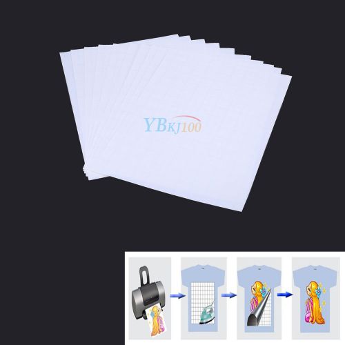 T-Shirt A4 Iron-On Inkjet Heat Transfer Paper x10 Sheets For Fabrics Cloth