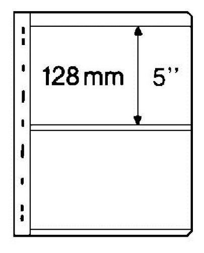 Business Stocksheets, VARIO, 2 Pocket of 5 Pages, 1 side, Clear (V2C)