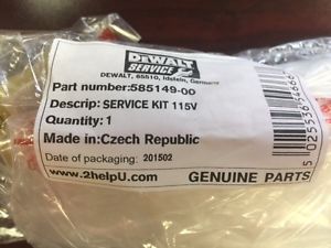 585149-00 Dewalt Service Kit 115V 58514900 (NEW)