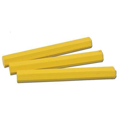 DIXON TICONDEROGA 66000 4-1/2&#034;X1/2&#034; HEX SHAPE YELLOW MELT MARKING CRA