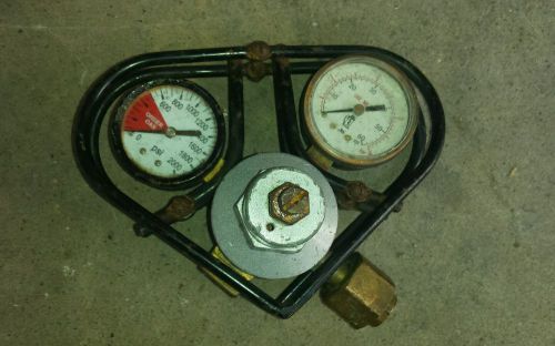 USED GAS GAUGE PRESSURE GAUGE FOR KEGERATOR BEER TAP SYSTEM