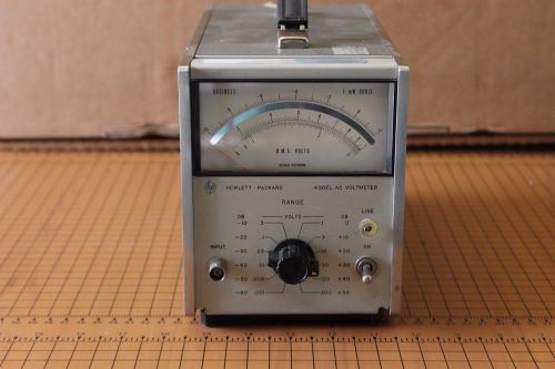 Hewlett Packard 400EL AC Voltmeter 10Hz to 10MHz