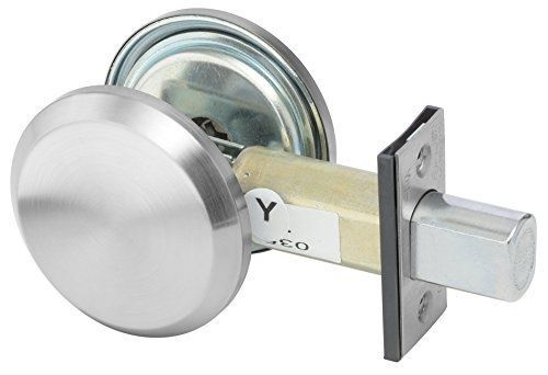 Yale D242 X626X 200 Series Deadbolt, Blank Plate x Thumbturn, 2 3/4&#034; Backset,