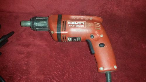 TESTED HILTI TKT 2500 SCREWGUN-BEST OFFER-FAST SHIP drill drywall