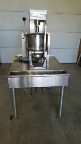 Groen 20 quart dual agitated jacketed tilt kettle for sale