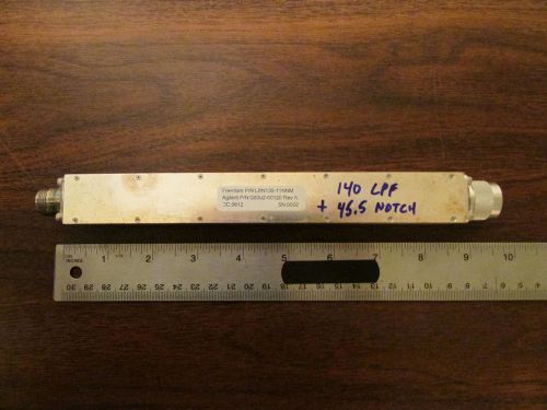 Agilent 140MHz Low Pass Filter RF Microwave G8302-60120 Rev. A