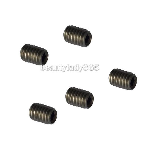 10pcs m6*6 titanium alloy screw inner hexagon socket allen keys threads bolt for sale