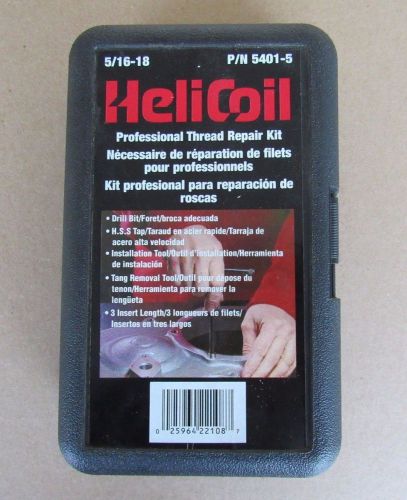 HELI COIL PROFESSIONAL THREAD REPAIR KIT P/N 5401-5 5/16-18 IMCOMPLETE  QD