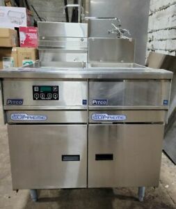 Pitco Commercial Pasta Cooker, electric, 12 gallon capacity