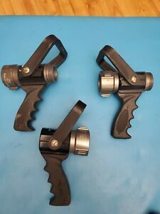 Lot Of 3 Viper VB3012 C&amp;S Supply 1 1/2 Ball Shutoff with Pistol Grip Fire Nozzle