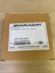 FARADAY 8703 DUAL MODULE FOR CONTACT DEVICES ADDRESSABLE FREE SHIPPING