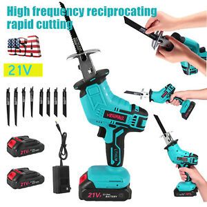 21V Cordless Reciprocating saw W/ Battery&amp;charger recip sabre saw new USA