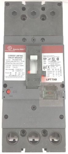 Ge sfla36at0250 250a 3p 600v 25kaic bolt-on spectra rms  circuit breaker for sale