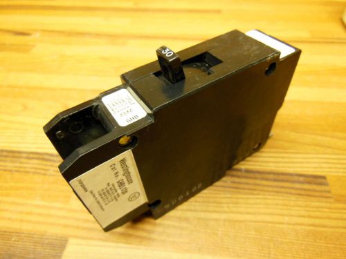 Cutler hammer westinghouse ghb1030 30a 1 pole breaker 277v for sale