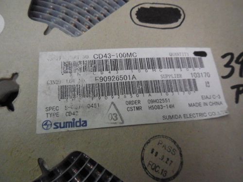 1885 PCS SUMIDA CD43-100MC