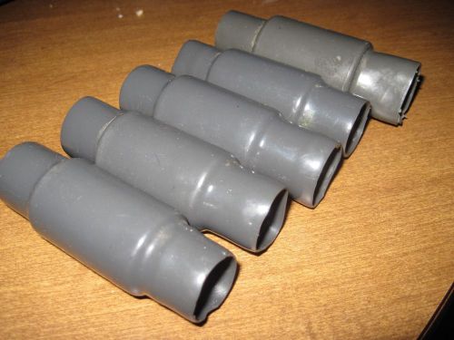 **LOT OF 5  1/2&#034; PVC Coated Rigid Coupling