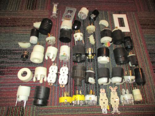 HUGE LOT OF NEW 50+ TURNLOK / TWIST LOCK PLUGS / CONNECTORS / RECEPTACLES &amp; MORE