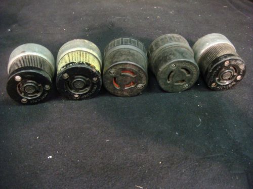 10 Total  7314C Hubbell/Bryant Type Non Nema Connectors 3P 3W 20 Amp