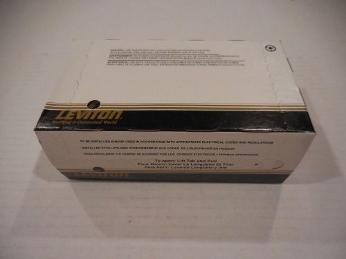 Lot of 10 Leviton Decora 3 Way Toggle Switch 5603-2I Ivory 15A NEW IN BOX