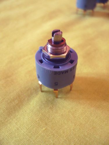 1 pcs ELMA high end Switch  - 6 pos - shaft 4mm - NOS - (auction15)