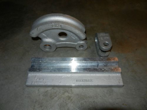 Greenlee 1/2&#034; IPS Bending Shoe, Following Bar &amp; Saddle