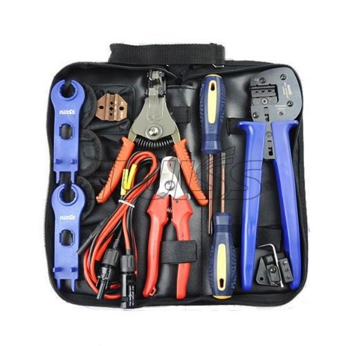 Fspv-3 solar crimping tool kit for mc3/mc4/tyco solar connectors for sale