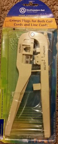 New Southwestern Bell 2-Way Crimper Modular Plug Crimping Tool- Stripper/Cutter