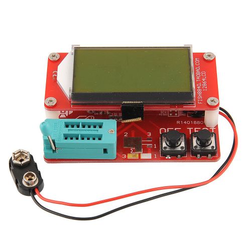 LCD Transistor Tester Triode Resistor Capacitor Capacitance MOS/PNP/NPN MOSFET